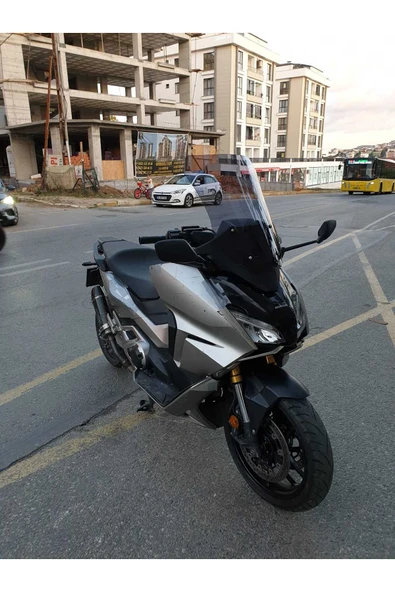 MOTOCAM Honda Forza NSS 750 Siperlik Ön Cam 2021 2023 Model 60cm Füme Renkli 4mm - 3