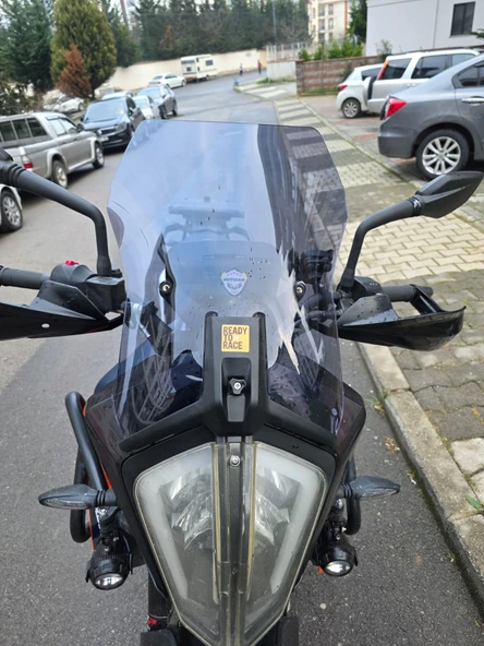 MOTOCAM KTM Duke 390 Siperlik Ön Cam 2013-2023 Model 44cm Füme Renkli ORİJİNAL BOYLU