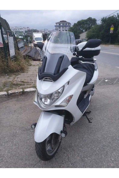 MOTOCAM Kymco Xciting 250 500 İ Siperlik Ön Cam 2008 2012 Model 62cm Şeffaf Renkli 4mm - 3