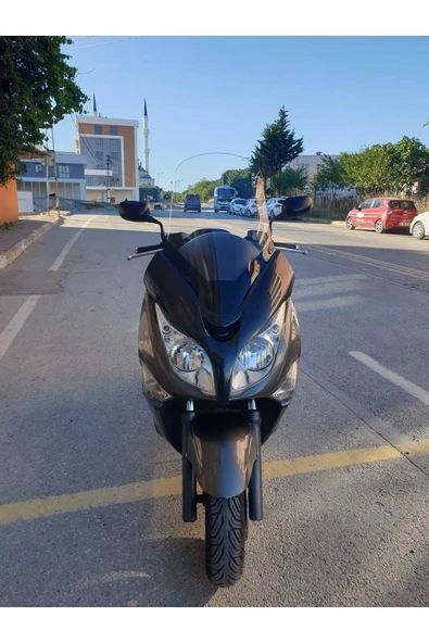 MOTOCAM Honda Silverwing SWT 600 Siperlik Ön Cam 2008 2013 Model 70cm Şeffaf Renkli 4mm