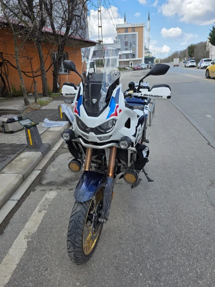 MOTOCAM Honda Africa twin CRF 1100 L4 Ön Cam 2023-2025 Model 46cm Şeffaf Renkli  ORİJİNAL BOYLU - 3