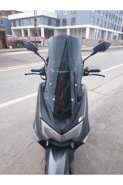 MOTOCAM Arora ZRX 200 Siperlik Ön Cam 2022 Model 75cm Siyah Renkli 4mm UZUN CAM