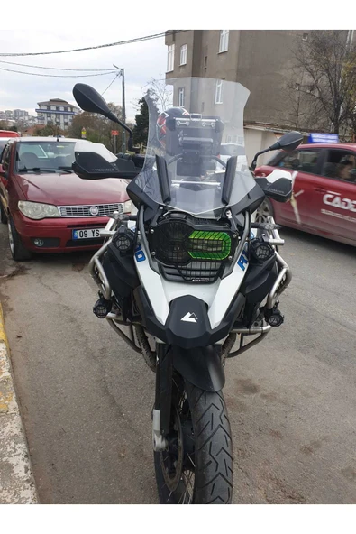 MOTOCAM Bmw R 1200 1250 GS Siperlik Ön Cam 2013 2024 Model 52cm Şeffaf Renkli 4mm