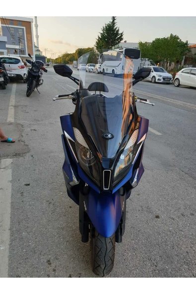 MOTOCAM Kymco Downtown 250i Siperlik Ön Cam 2016 2025 Model 78cm Şeffaf Renkli 4mm UZUN CAM