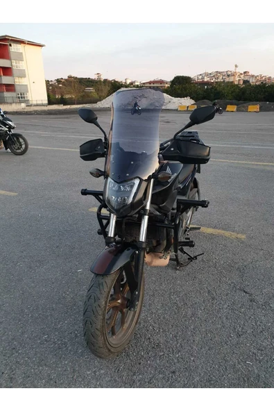 MOTOCAM Honda NC 700 750 S Siperlik Ön Cam 2012 2020 Model 50cm Füme Renkli 4mm ORTA BOYLU CAM - 3