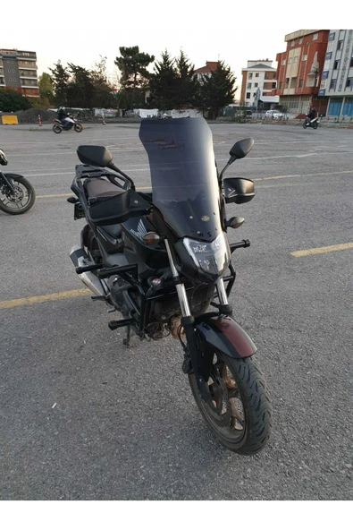 MOTOCAM Honda NC 700 750 S Siperlik Ön Cam 2012 2020 Model 50cm Siyah Renkli 4mm ORTA BOYLU CAM - 2