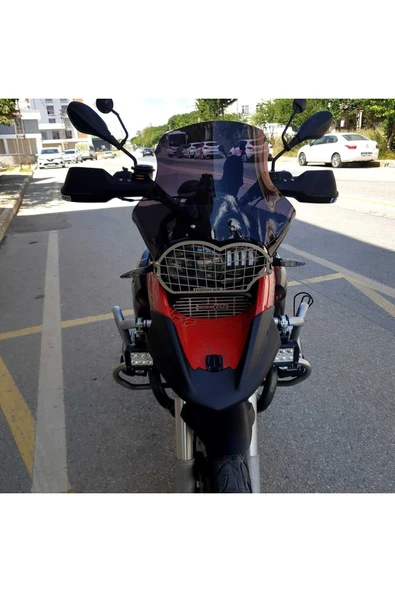 MOTOCAM Bmw R 1200 GS Siperlik Ön Cam 2004-2012 Model 50cm Siyah Renkli 4mm UZUN CAM