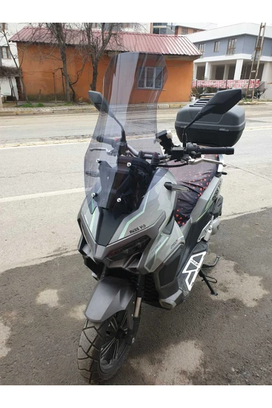 MOTOCAM Mondial Ressivo 250 Siperlik Ön Cam 2023-2025 Model 57cm Füme Renkli 4mm - 3
