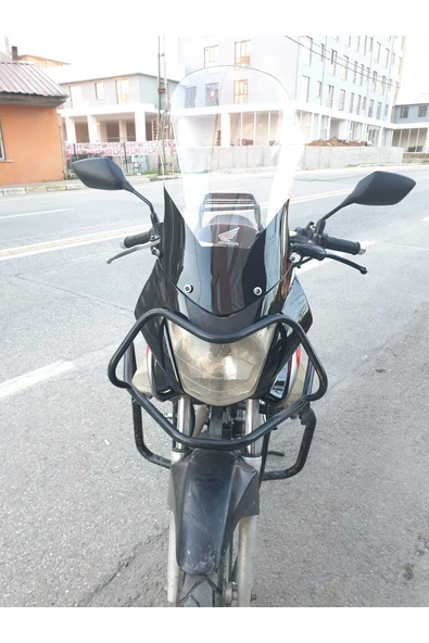 MOTOCAM Honda CBF 150 Siperlik Ön Cam 2005 2017 Model 51cm Şeffaf Renkli 4mm