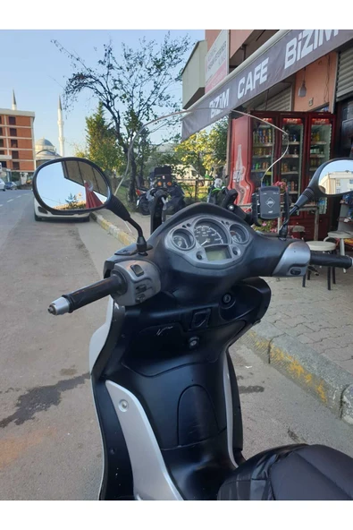 MOTOCAM Yamaha Xcity 250 Siperlik Ön Cam 2007 2017 Model 40cm Şeffaf Renkli 4mm - 3