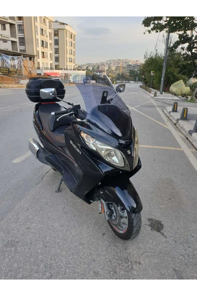 MOTOCAM Suzuki Burgman 400 K7 Siperlik Ön Cam 2007 2015 Model 70cm Füme Renkli 4mm - 2