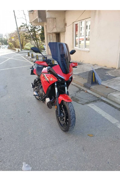 MOTOCAM Yamaha Tracer 700 Siperlik Ön Cam 2021-2025 Model 59cm Siyah Renkli 4mm - 2
