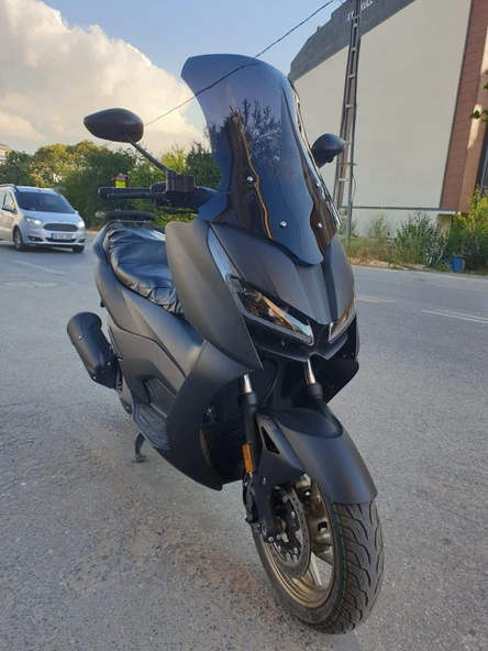 MOTOCAM RKS RZ 250 S Siperlik Ön Cam 2022-2025 Model 68cm Siyah Renkli 4mm - 3