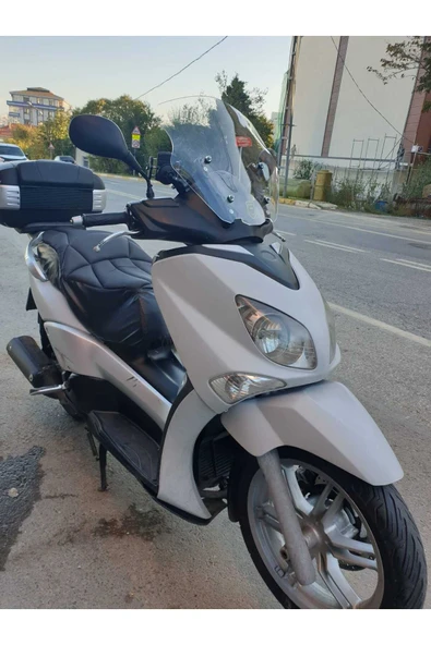 MOTOCAM Yamaha Xcity 250 Siperlik Ön Cam 2007 2017 Model 40cm Şeffaf Renkli 4mm - 2