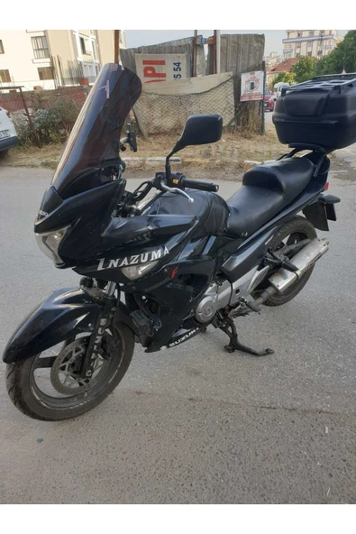 MOTOCAM Suzuki İnazuma GW 250F Siperlik Ön Cam 2012-2017 Model 50cm Siyah Renkli 4mm - 2