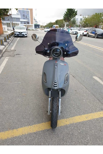 MOTOCAM RKS Pride 125 Siperlik Ön Cam 2023-2025 Model 39cm siyah Renkli 4mm APARAT GÖNDERİLMEYECEK