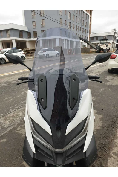 MOTOCAM Voge SR4 Siperlik Ön Cam 2022-2025 Model 78cm Füme Renkli 4mm UZUN CAM