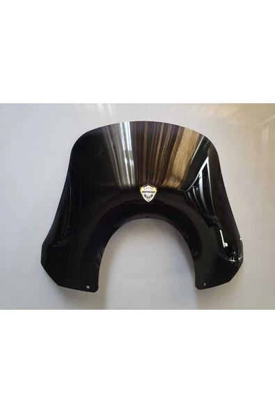 MOTOCAM Piaggio Beverly 500 Siperlik Ön Cam 2001-2007 Model 35cm Siyah Renkli 4mm