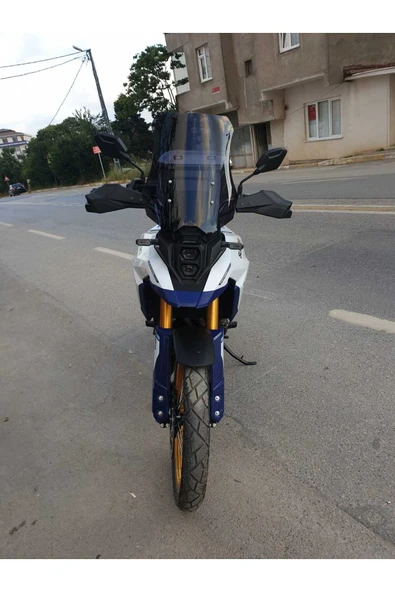 MOTOCAM Suzuki V-strom DE 800 Siperlik Ön Cam 2023-2025 Model 50cm Siyah Renkli 4mm