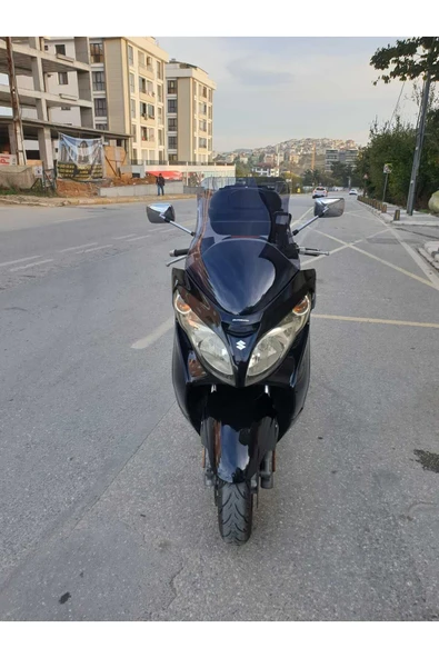 MOTOCAM Suzuki Burgman 400 K7 Siperlik Ön Cam 2007 2015 Model 70cm Füme Renkli 4mm