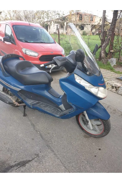 MOTOCAM Piaggio X8 200 Siperlik Ön Cam 2004 2006 Model 70cm Şeffaf Renkli 4mm - 2