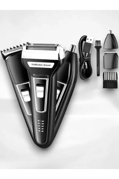 SAYARMARKT Hızlı Şarj ve Güçlü Batarya ile HK-450 Tıraş Makinesi
