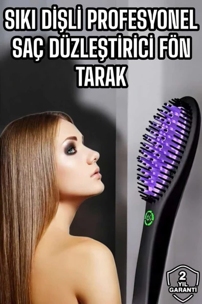 SAYARMARKT Saçlarınıza Şekil Veren Isı Ayarlı Fön Tarak - 2