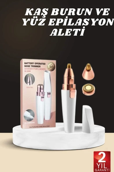 SAYARMARKT Kaş ve Yüz Epilasyon Aleti Hassas ve Acısız Kökleri Alan Teknoloji - 3