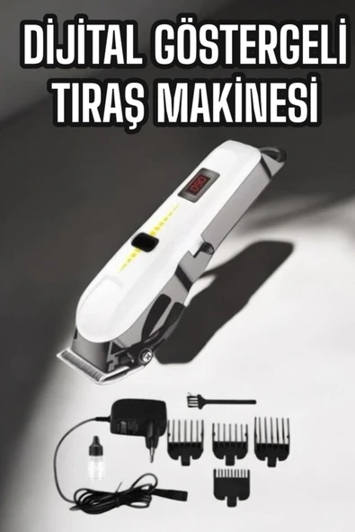 SAYARMARKT HK700 Tıraş Makinesi - Ergonomik Tasarım, Dijital Gösterge, Dayanıklı Batarya