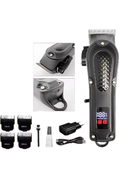 SAYARMARKT Dijital Gösterge ve Dayanıklı Batarya ile HK 750 Tıraş Makinesi - 3