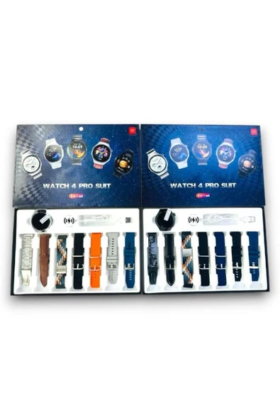 HEPSİCEPTE Adımsayar & Fitness Destekli Watch 4 Pro Suit 7 Kordonlu Akıllı Saat - 4
