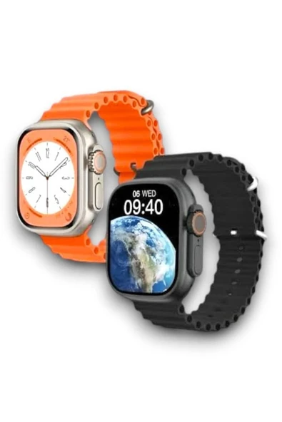 HEPSİCEPTE HK9 Ultra Max NFC & Parmak İzi Güvenlikli Akıllı Saat