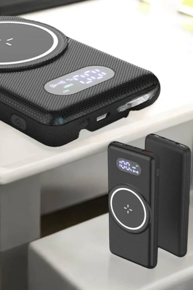 SAYARMARKT Kompakt Tasarımlı 10.000 mAh Powerbank 4 USB Çıkışlı Dijital Ekranlı - Resim 2