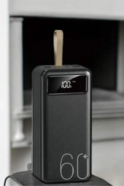 SAYARMARKT 60.000 mAh Powerbank 4 USB Çıkışlı Hafif, Şık ve Dayanıklı Model