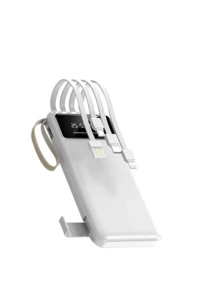 SAYARMARKT Kompakt Tasarımlı 20.000 mAh Powerbank 4 USB Çıkışlı Dijital Ekranlı