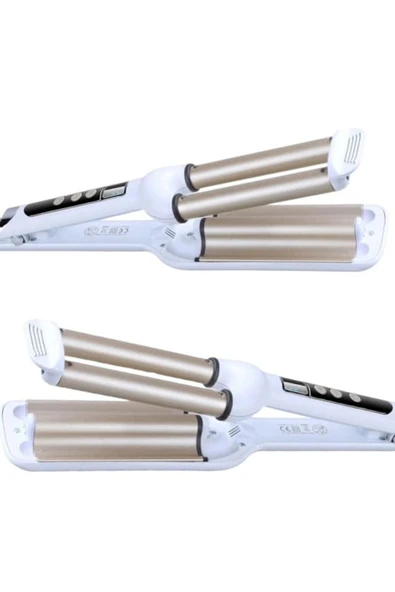 SAYARMARKT Sağlıklı ve Şık Saç Şekillendirme 2'li Su Maşası - 4