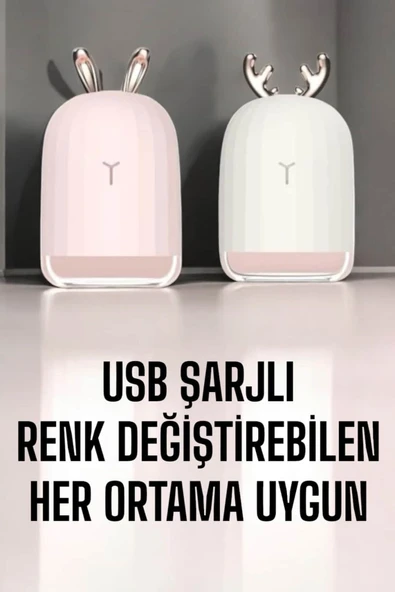 SAYARMARKT Tavşan Şekilli Aromaterapi Cihazı Hava Temizleyici - 4