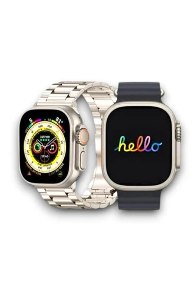 SAYARMARKT Uzun Pil Ömrü Sunan Hello 3 Akıllı Saat - iOS & Android Uyumlu - 2