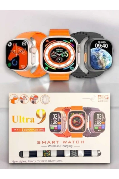 HEPSİCEPTE Yeni Watch 9 7 Kordonlu Akıllı Saat – Spor ve Sağlık İçin En İyi Yardımcınız