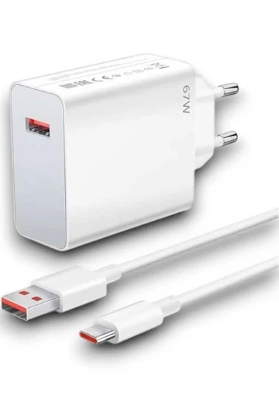 SAYARMARKT Turbo Hızlı Şarj Aleti, 67W Güçlü Adaptör ve Kablosu - 3