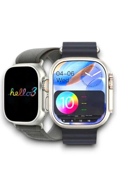 SAYARMARKT Uzun Pil Ömrü Sunan Hello 3 Akıllı Saat - iOS & Android Uyumlu - 4
