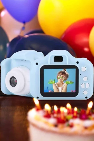 SAYARMARKT Hafif ve Uzun Ömürlü Çocuk Kamerası 8MP HD