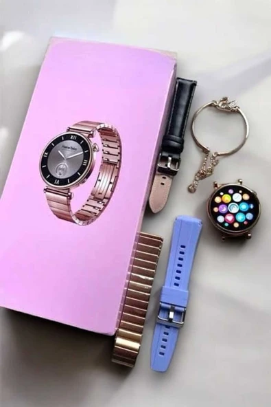 SAYARMARKT Yüksek Çözünürlüklü AMOLED Ekran, iOS & Android Uyumlu SW43 Akıllı Saat