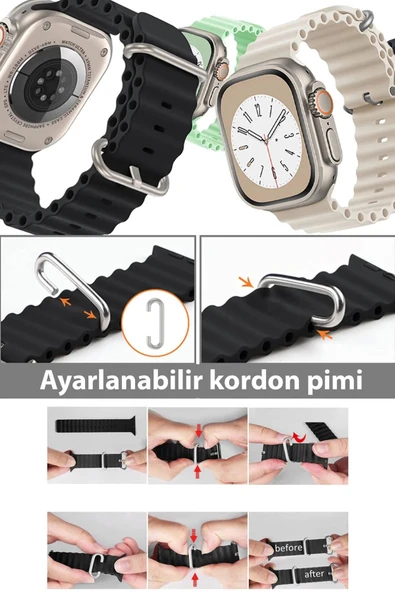 SAYARMARKT Ultra Akıllı Saat Nabız, Tansiyon, Uyku Takibi! - 5