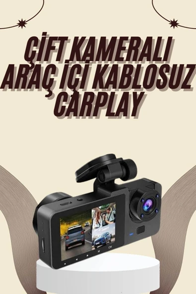 SAYARMARKT İç ve Dış Kayıt İçin 3’lü Kamera Seti