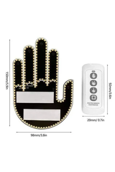 SAYARMARKT El Sensörlü Mini LED Parmak Lambası - 5