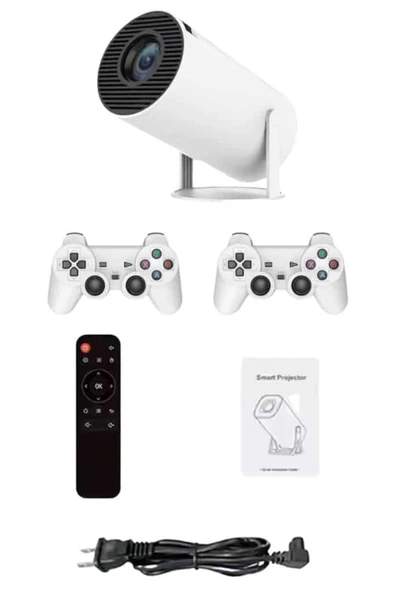 SAYARMARKT Çift Kollu 4K Destekli Mini Projektör - 2
