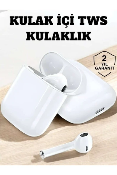 HEPSİCEPTE Kablosuz Kulaklık TWS i18 Dijital Şarj Göstergeli - 4