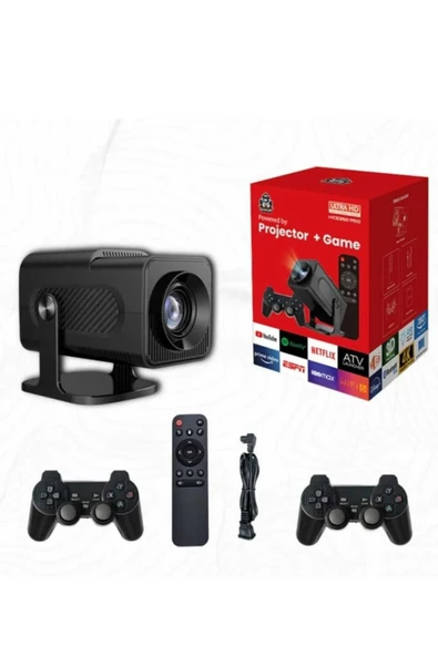 SAYARMARKT Siyah Renk 4K Mini Ev Sineması - 2