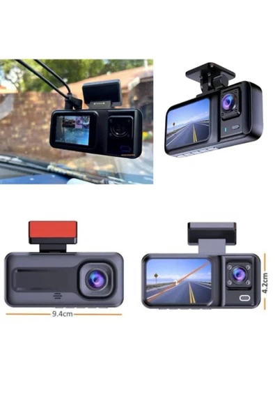 SAYARMARKT Kompakt DVR Kayıtlı Araç Kamerası - 4